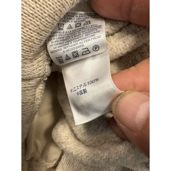 Lands' End Women's Beige Zip Up And Snap Up Jacket Size Large With Pockets - Picture 10 of 14